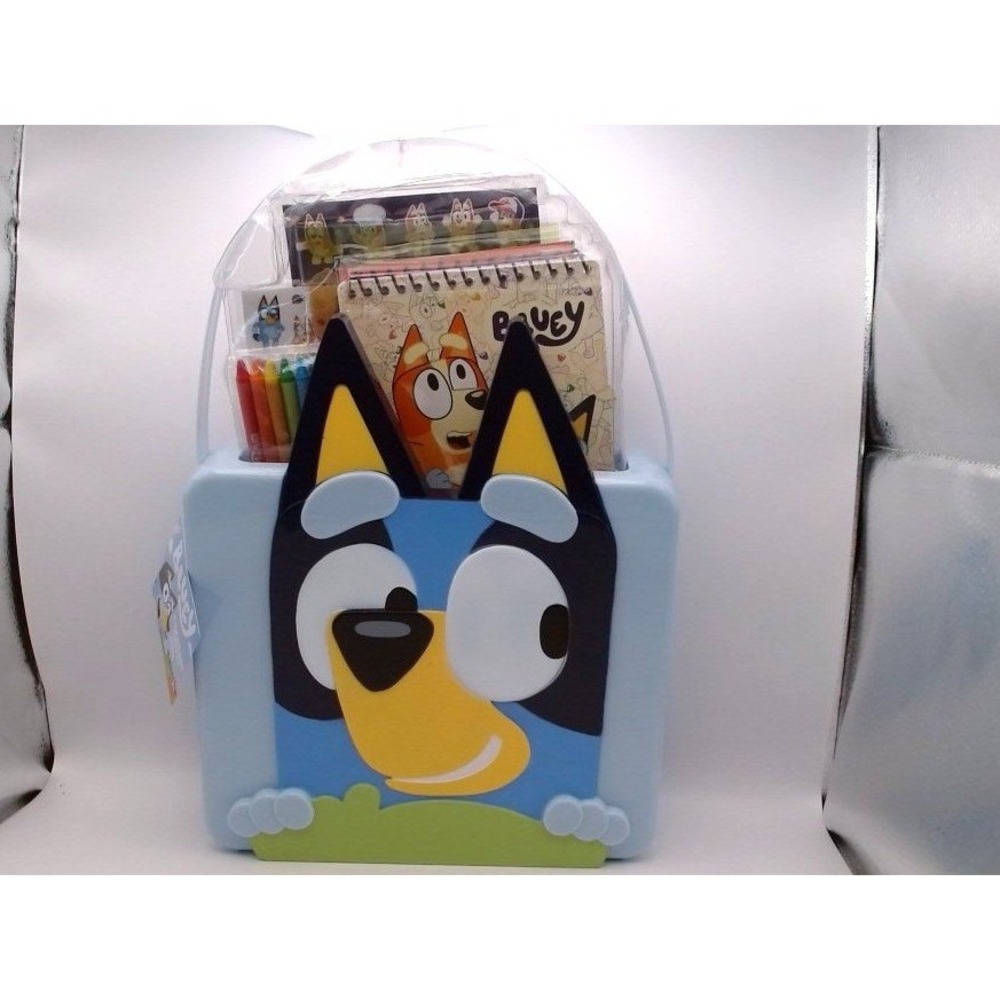 Bluey -  Creative Art Plastic Caddy, BRAND NEW IN BOX